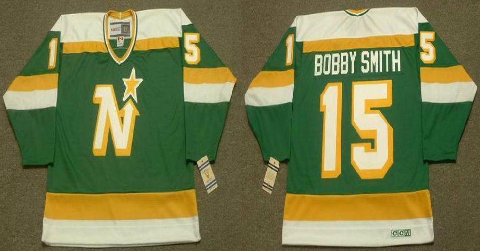 2019 Men Dallas Stars #15 Bobby smith Green CCM NHL jerseys
